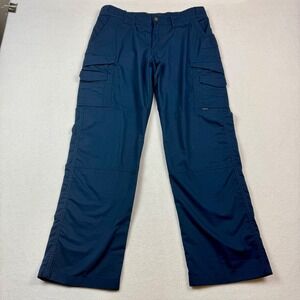 TRU-SPEC Women's 12/32 Navy Tactical Cargo Pants Ripstop‎ Utility EMT Workwear